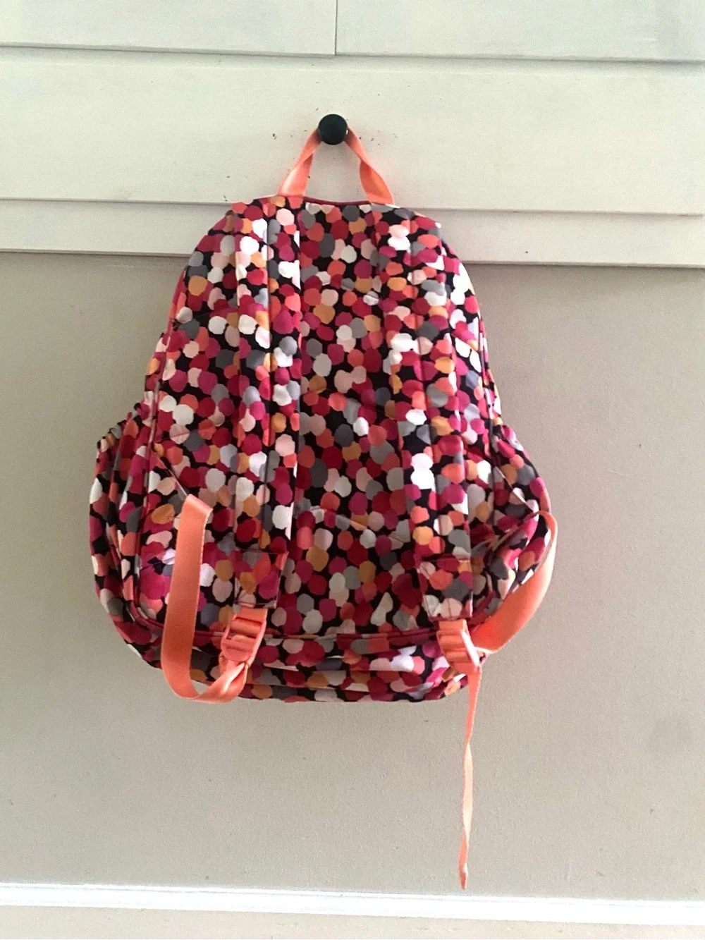 Vera Bradley Lighten Up Just Right Backpack Pixie Confetti Bag School Travel